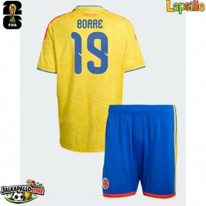 Kolumbia Rafael Santos Borre #19 Kotipaita Lapsille MM-kisat 2026 Lyhythihainen (+ shortsit)